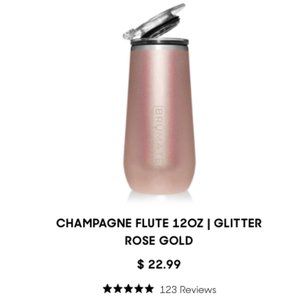 NEW! Brumate to go champagne flute